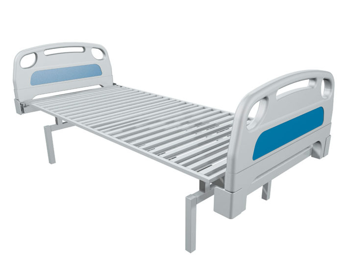 Стационарная медицинская кровать предназначена для ухода